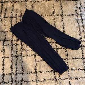 Navy Slouchy Trousers